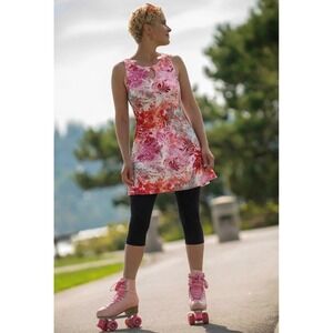 Nuu Muu Hawaiian athletic floral dress medium pocket performance breathable fun